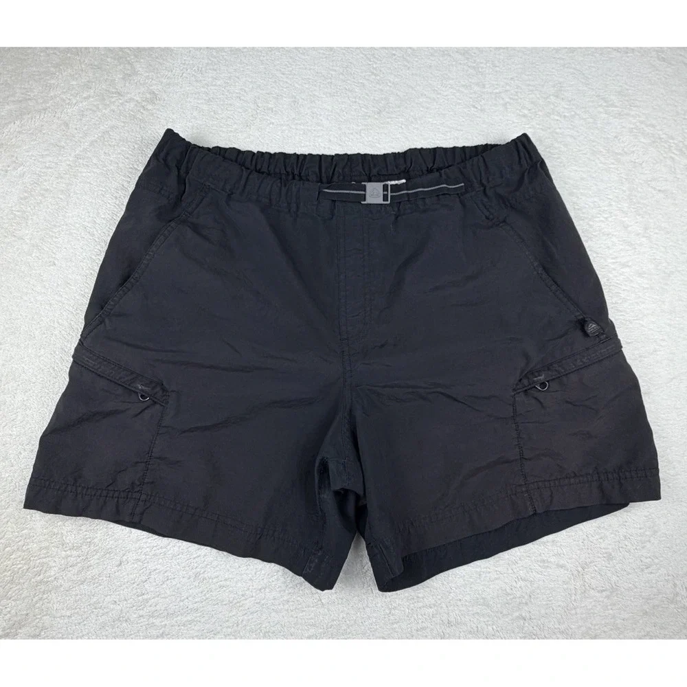 Vintage Nike ACG‎ Trail Shorts Men's Large Black Outdoor Hiking Y2K
